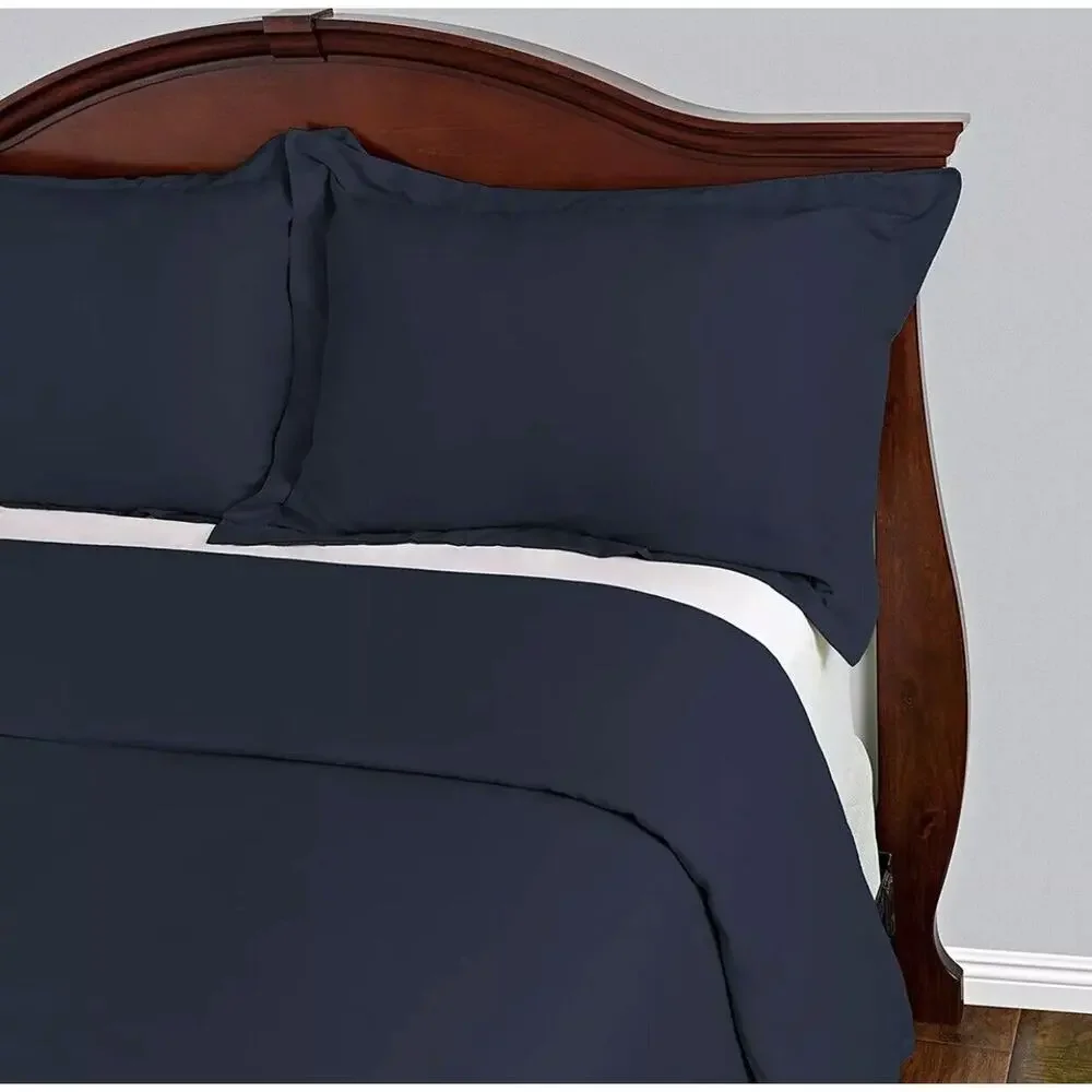 Navy 1500 Collection Duvet Cover 3 Piece Set Series Ultra Soft King‎ / Cal King